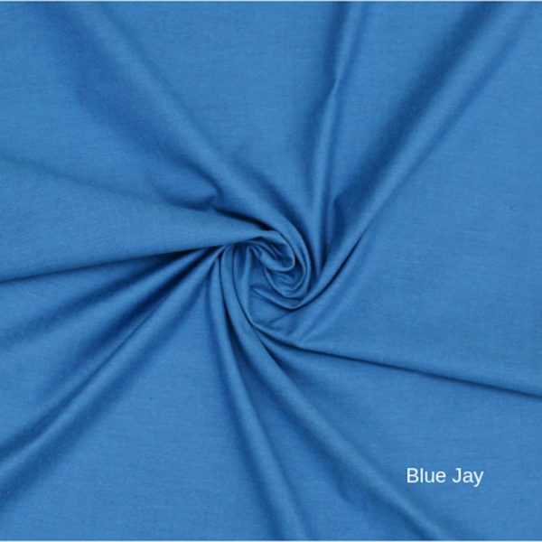 Blue Jay Peppered Cotton Fabric