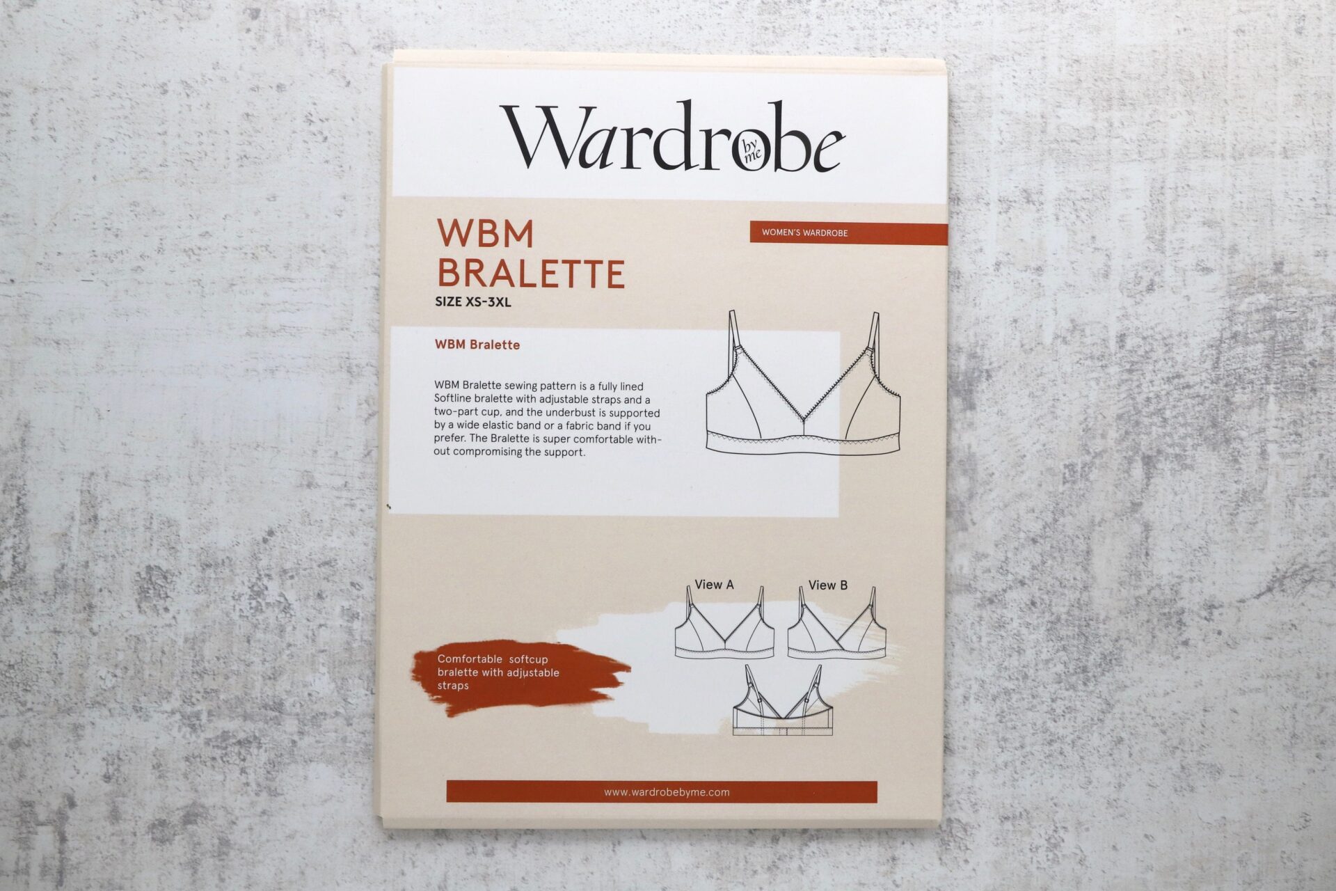 Wardrobe By Me - WBM Bralette - Paper Pattern - Sizes XS-3XL - Dot To Dot  Studio