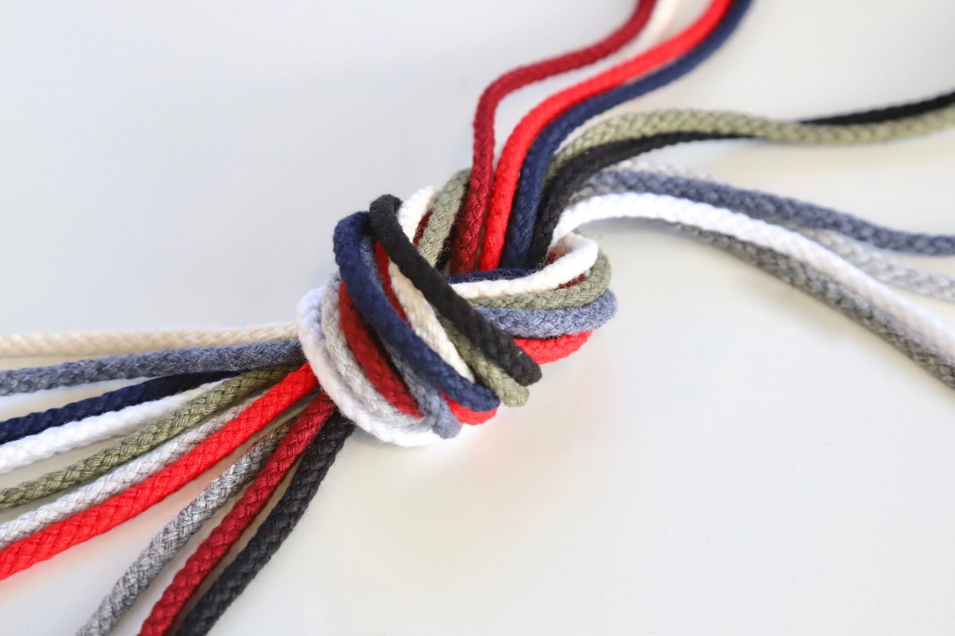 Woven Drawstring Cord Made in UK Lots of Colours! Dot To Dot Studio