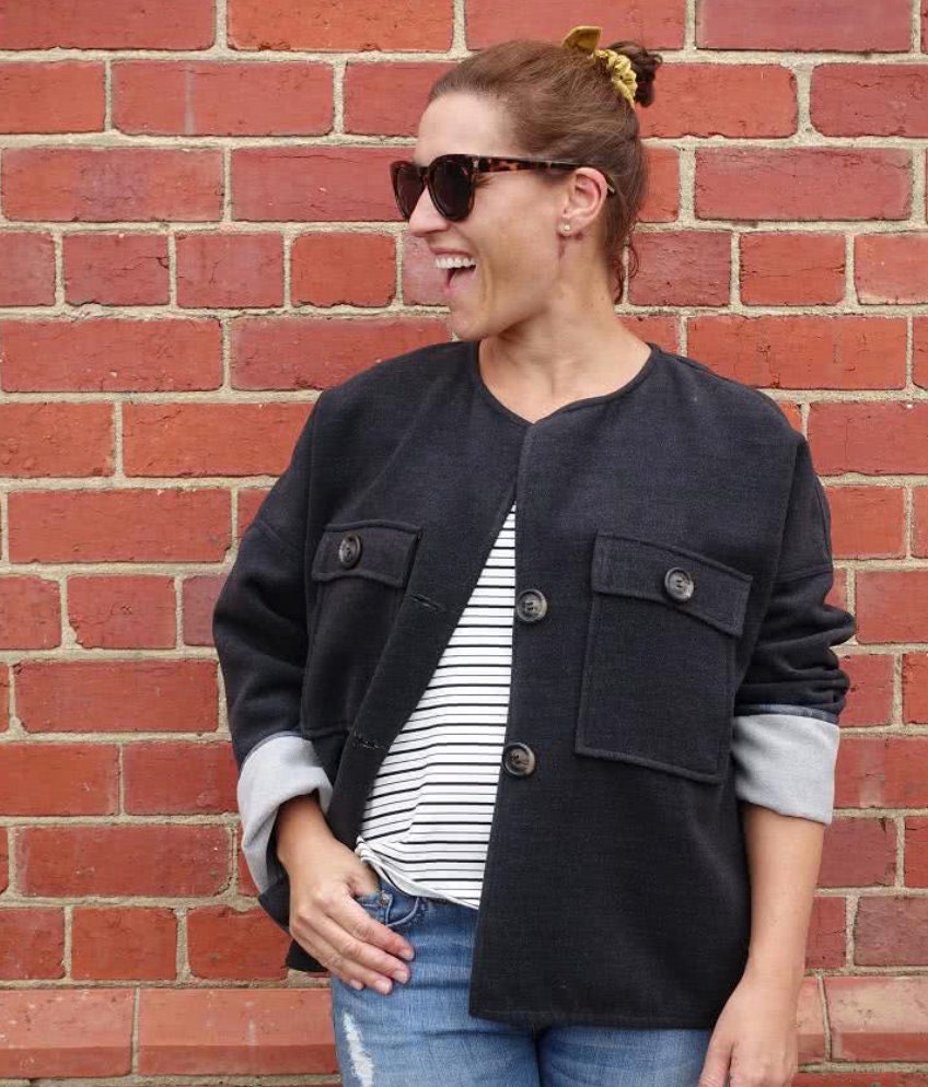 Style Arc - Adelaide Woven Jacket - Paper Pattern - Sizes 4-16