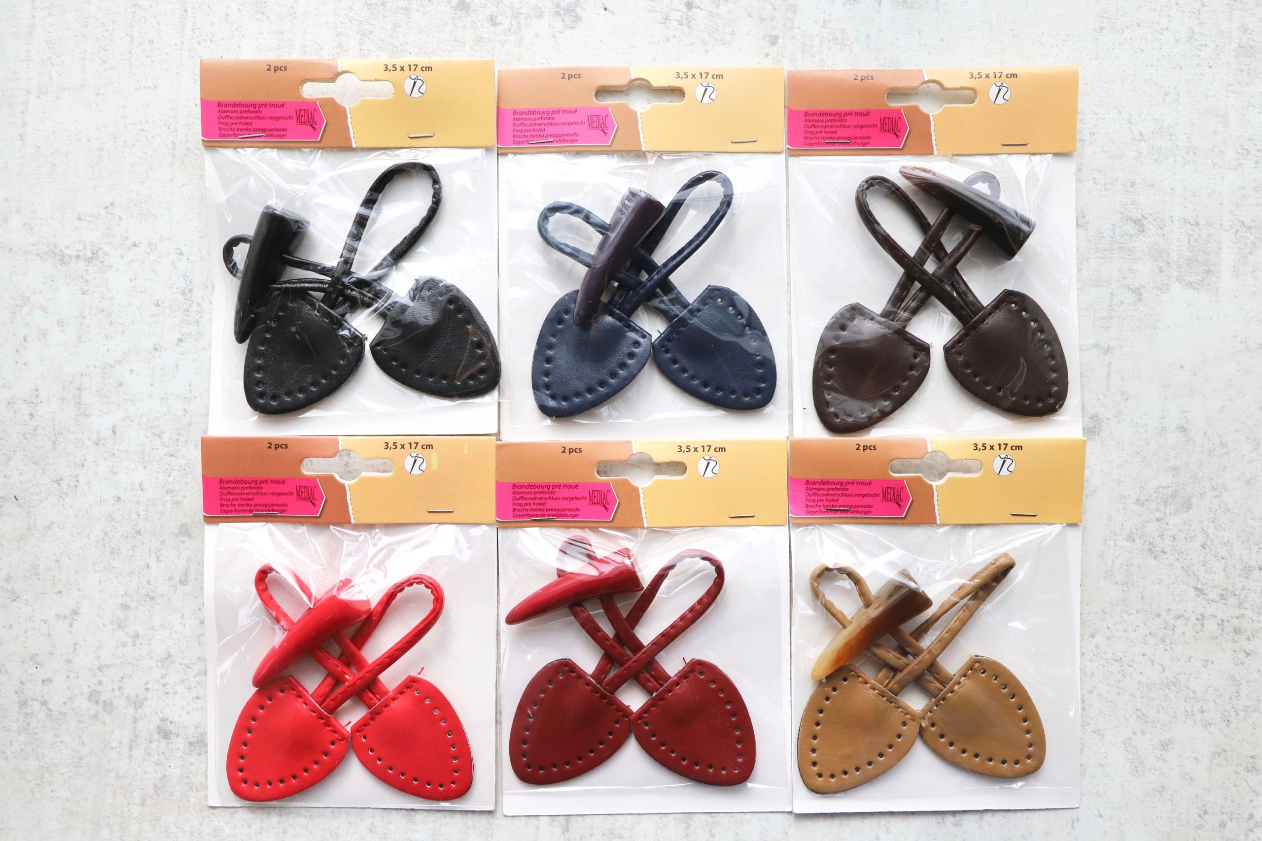 Vegan 'Leather' Duffle Coat Toggles - 50mm - Black - Image 4