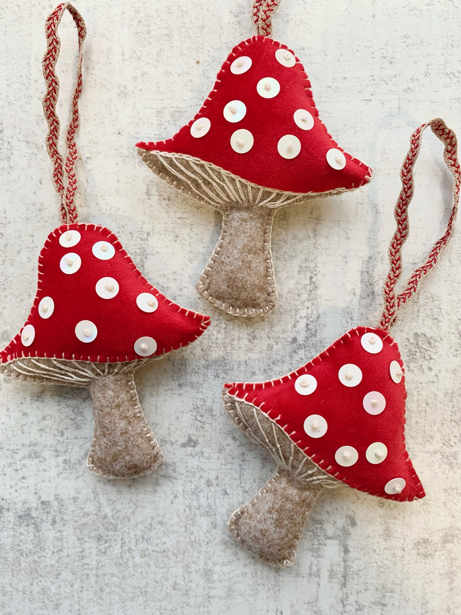 Toadstools Felt Kit Dot To Dot Studio
