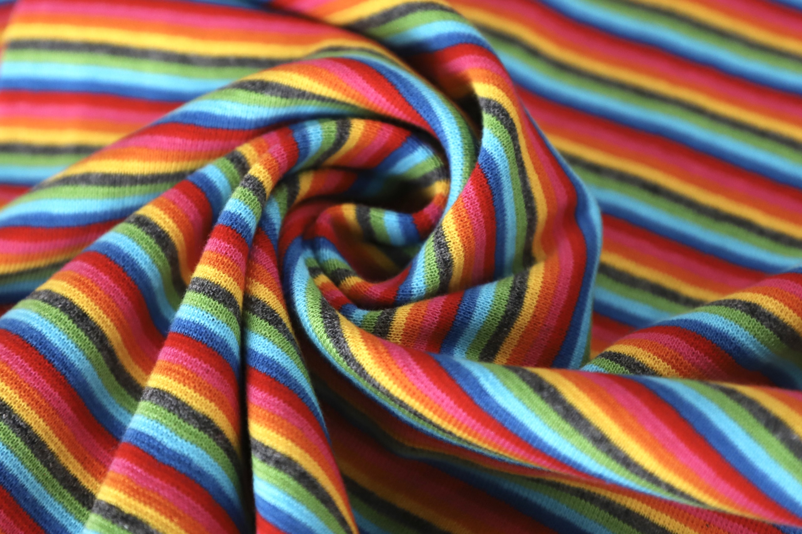 Rainbow Stripe Tubular Cuffing