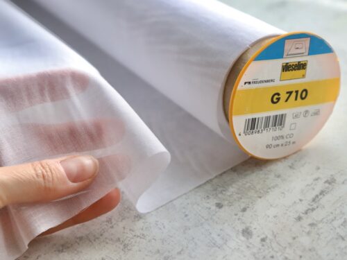 Lightweight Fusible Cotton Interfacing - White