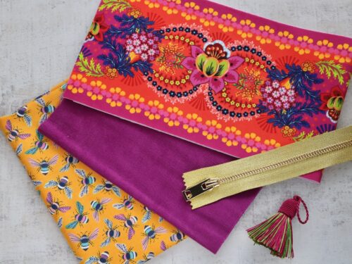 Velvet Zippy Bag Kit 7 - Golden Hive