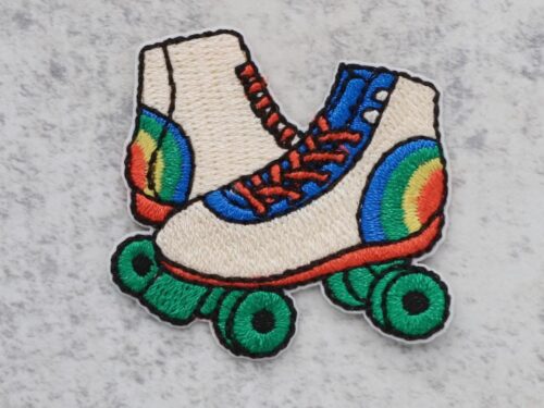 Rainbow Roller Skates Patch