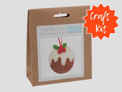 Craft Kit - Felt Christmas Pudding - Christmas Decoration