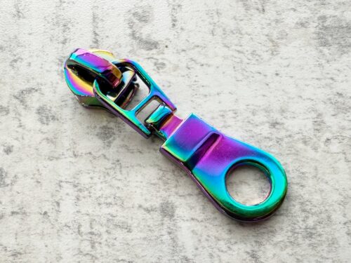 Zipper Pull (6mm) - Rainbow 'O'