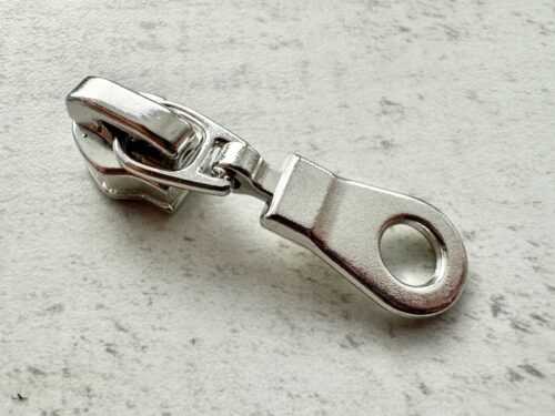 Zipper Pull (6mm) - Silver 'O'