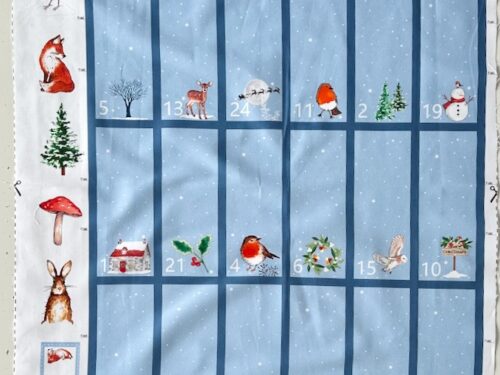 Advent Calendar Panel - Blue