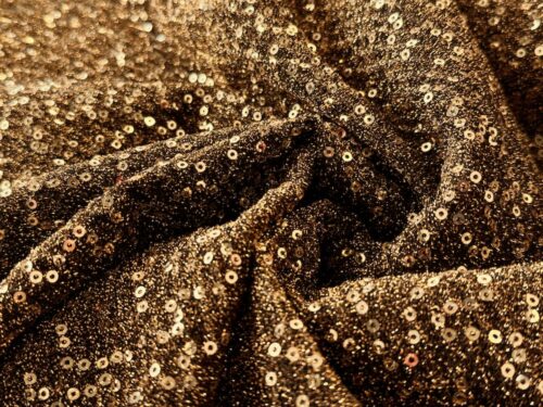 Gold Sequinned Jersey