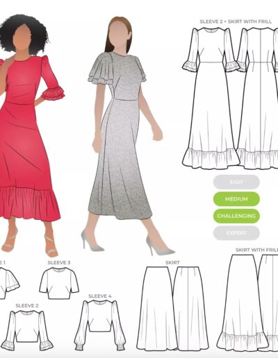 Style Arc Patterns - Queenie Woven Dress - Paper Pattern