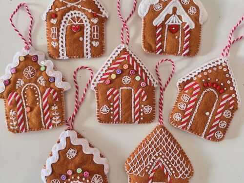 Gingerbread Houses - Felt Kit