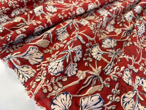 Cotton Lawn - Chennai (Brick Red)