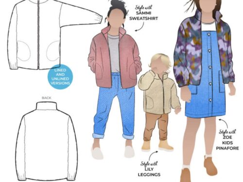 Style Arc - Teddy Kids Jacket - Paper Pattern - Sizes 1-8