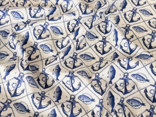 100% Cotton Poplin - Ahoy!