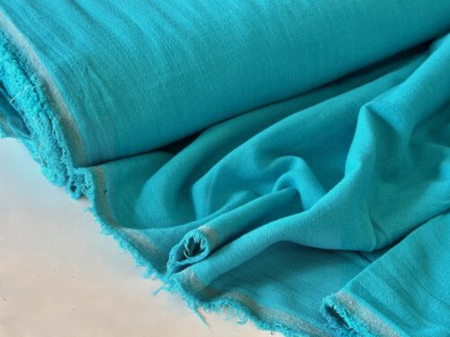 Super Soft Washed Linen and Viscose - Turquoise