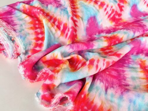 Rainbow Tie-Dye Crepe