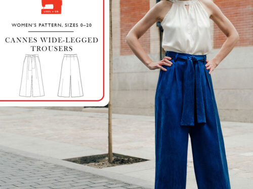 Liesl & Co - Cannes Wide-Legged Trousers - Paper Pattern - Sizes 0-20