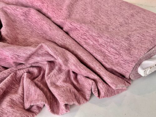 Jersey Linen Slub - Mauve Marl