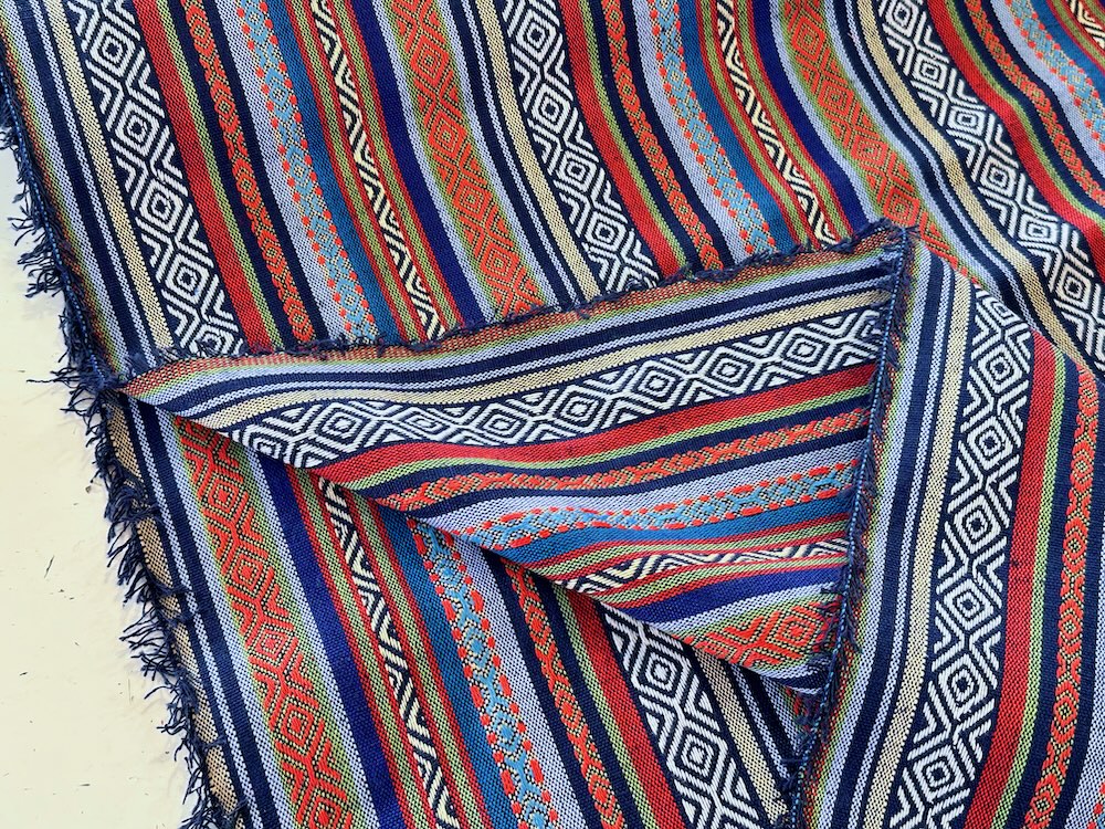 Striped Recycled Jacquard - Blue - Image 4